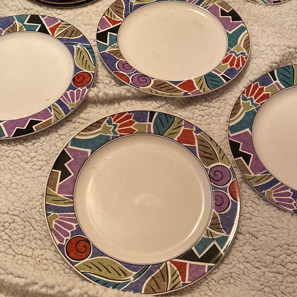 4 Dinner Plates Studio Nova Nature’s Jewels